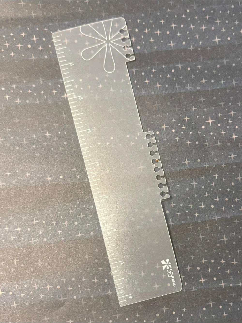 Erin Condren Planner Ruler New without Tags, Approximately 8” Transparent